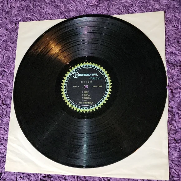 The Sentinals Big Surf Rare surfer Music Vinyl Record
